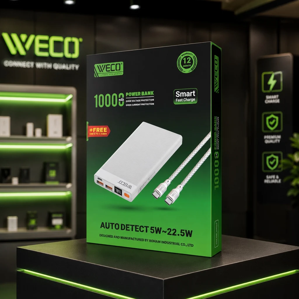 پاوربانک ویکو 10000 میلی آمپر WeP-101 - Image 2