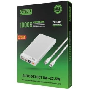 پاوربانک ویکو مدلWeP 101 ظرفیت 10000 میلی آمپر ساعت