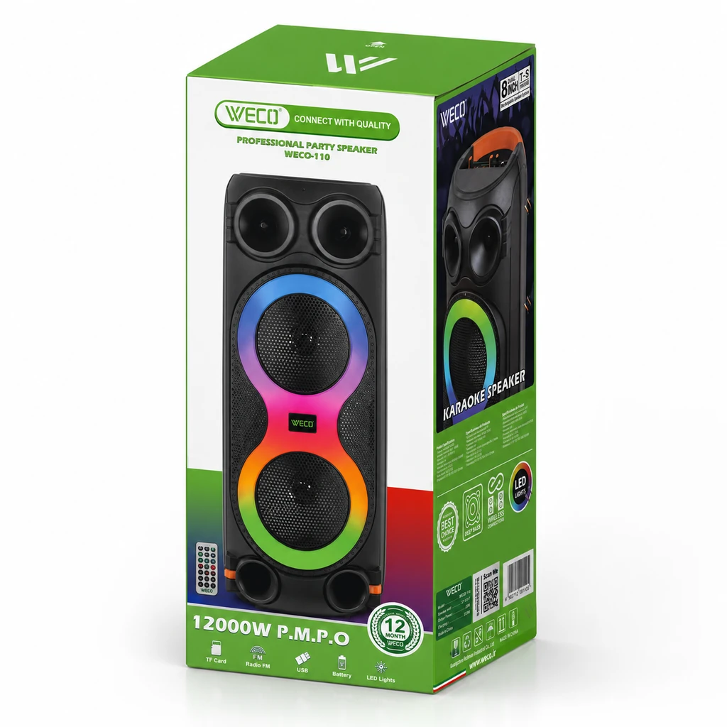اسپیکر ویکو WeS-110 Double 8 inch - Image 2