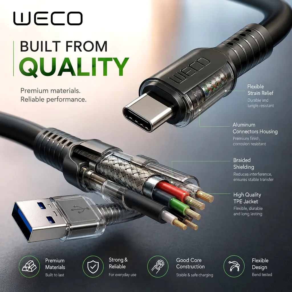 کابل شارژ ویکو WeC-92 Silicon CtoC - Image 10